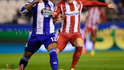 بالفيديو.. أتلتيكو مدريد يتعادل مع لاكورونا في