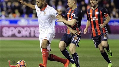 بالفيديو.. إشبيلية يتعادل مع ألافيس في