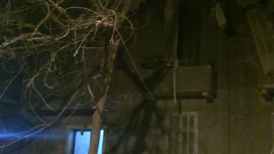 انهيار جزئي بعقار في منطقة 