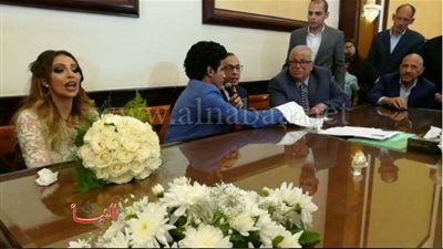 بالفيديو.. لحظة عقد قران حمدي الميرغني وإسراء عبد الفتاح