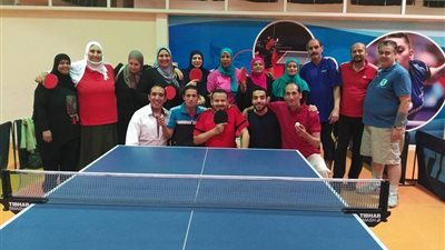 اختتام مهرجان تنس الطاولة للرواد بـ «مركز شباب الجزيرة»