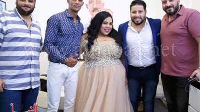 صور جديدة من خطبة الفنانة شيماء سيف والمنتج محمد كارتر