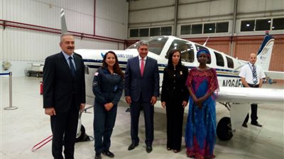 مصر تستقبل طائرة Dreams Soar التى تهدف إلى نشر أهمية عمل المرأة حول العالم 