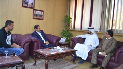 وفد إماراتي يزور محافظة الغربية 