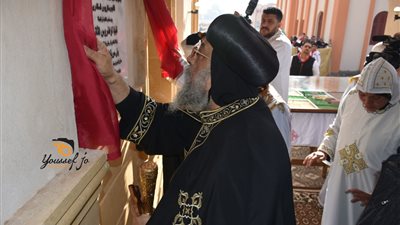 بالصور البابا تواضروس يدشن كنيستين في البحيرة 