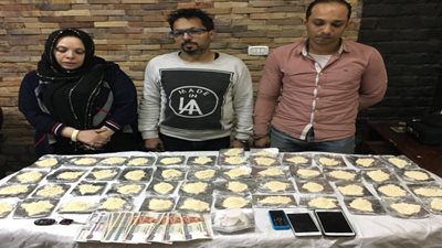 القبض على «نجلاء» وزوجها بحوزتهما «هيروين» في المطرية