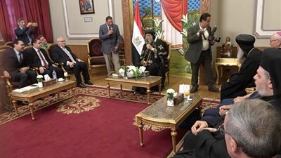 قداسة البابا تواضروس يستقبل وفد سياحي لجمعية Unitalsi الإيطالية