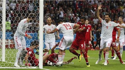 الحظ يقود الماتدور الإسباني للتغلب على إيران  