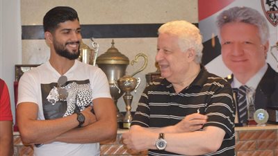 بالصور فرجانى ساسى فى الزمالك رسميا 