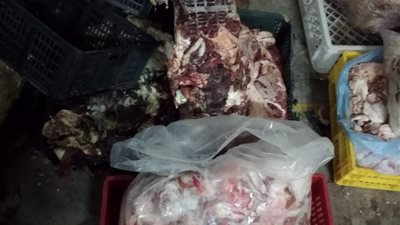 ضبط 40 طن لحوم غير صالحة للاستهلاك الآدمي في المنوفية