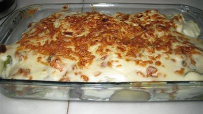 بالفيديو.. طريقة عمل صينية المكرونة بالبشاميل والبطاطس 