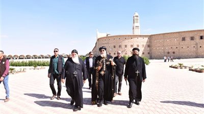 بالصور.. البابا تواضروس يزور دير «أبو مقار»