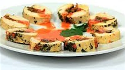 ملفوف الدجاج الحار بصوص الليمون