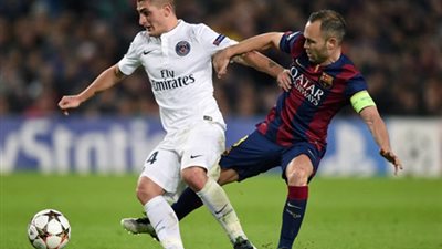 فيراتي: برشلونة وجهتى فى حال الرحيل.. وانييستا مثلى الاعلى