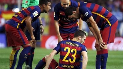 برشلونة يوضح خطورة إصابة فيرمايلين