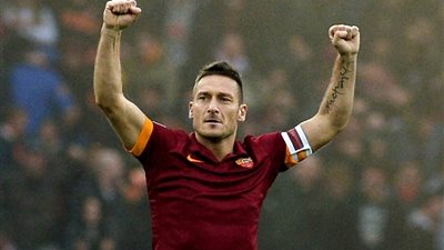 روما يُكرم توتي قبل مواجهة ريال مدريد