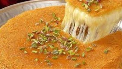 بالفيديو.. طريقة عمل الكنافة النابلسية بالجبن