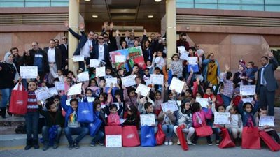 بالصور.. شركة بترولية تقيم حفلًا لـ70 طفلًا من أبناء العاملين 