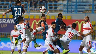 لقطة تلفزيونية تكشف حكاية خناقة الزمالك فى لقاء إنبي 