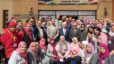 محافظ سوهاج ووزير التربية والتعليم يتفقدان مدارس سوهاج 