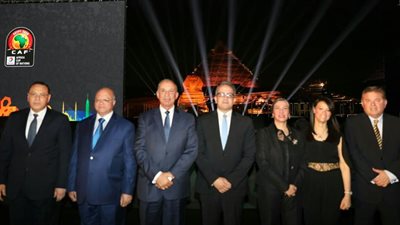 وزيرة السياحة تشارك فى حفل سحب قرعة بطولة كأس الأمم الإفريقية لكرة القدم