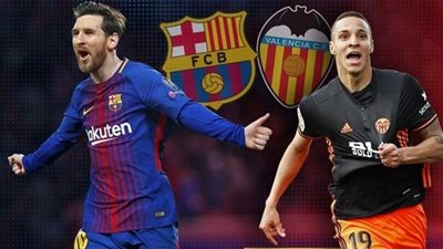 بث مباشر.. مباراة برشلونة وفالنسيا في نهائي كأس ملك اسبانيا