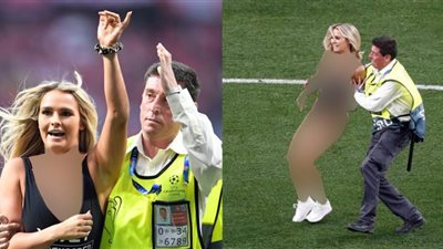 بالصور.. هذا ما حدث مع «كنيسي ولانسكي» بعد اقتحامها مباراة ليفربول وتوتنهام في نهائي دوري أبطال أوروبا