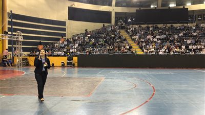 جهاد عامر تُعلن قوة المتطوعين ببطولة الأمم في لقاء بحضور وزير الرياضة وفضل 