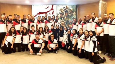 الحسينى يصطحب منتخب السلاح لمشاهدة 