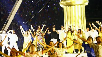 بالصور حفل افتتاح مبهر لكاس الامم الإفريقية كان 2019 