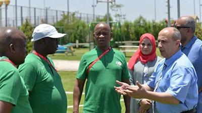 وفد رسمي من إيروسبورت للإطمئنان على بعثة منتخب جنوب إفريقيا