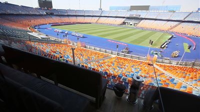 بالصور| بريزنتيشن تبهر إفريقيا في إستاد القاهرة