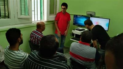 افتتاح وتشغيل منظومة التشخيص الطبي عن بعد بمستشفى الفرافرة المركزي