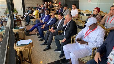 وزير الشباب والرياضة يشهد مباراة تونس والسنغال في الدور قبل النهائي لبطولة كأس الأمم الأفريقية 