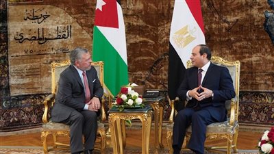 السيسي والعاهل الأردني يرفضان الممارسات الإسرائيلية ويدعوان لتحرك دولي 