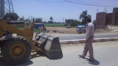 حملة نظافة مكبرة من مجلس مدينة طما 