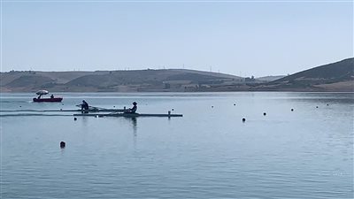 دارين حجازي تتوج بفضية التجديف في دورة الألعاب الإفريقية 