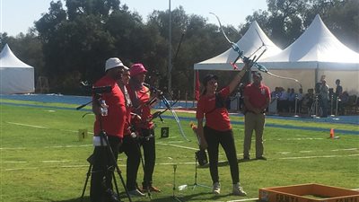 القوس والسهم يحصد ذهبية فرق السيدات في الألعاب الإفريقية