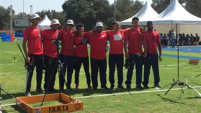 القوس والسهم يحصد ذهبية فرق الرجال في الألعاب الإفريقية