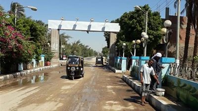 حملة نظافة وتجميل بمجلس قروي الرياينة بطما 