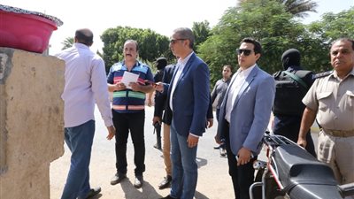 تغيير خط السير يساعد محافظ سوهاج علي اكتشاف مخالفة خاصة باملاك الري