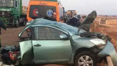 إصابة شخصين في حادث بشع على دائري المعادي 