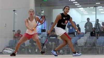 زينة مكاوي: أريد تقديم أداء جيد في بطولة العالم للإسكواش أمام عائلتي وأصدقائي 