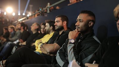 محمد رمضان ونجوم الفن والمجتمع في ختام بطولتي العالم ومصر الدولية للاسكواش