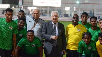 مرتضى منصور يحتفي بمنتخب جنوب إفريقيا الأوليمبي