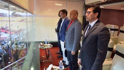 وزير الرياضة يشهد مباراة افتتاح المجموعة الثانية ببطولة امم إفريقيا تحت 23 عاما 