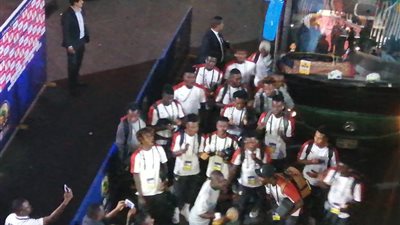 منتخب غانا يصل إلى ستاد القاهرة لمواجهة مصر