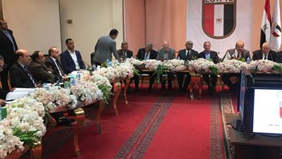 صور| اكتمال النصاب القانوني للجمعية العمومية العادية للجنة الأولمبية المصرية