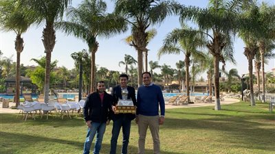 بالم هيلز يحتفل بإنجاز أمير وجيه في بطولة العالم للاسكواش