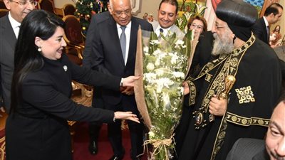  الدكتوره جهاد عامر تهنئ البابا تواضروس بعيد الميلاد المجيد